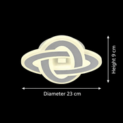 LED Chandelier CRINELLA 45W, Diameter 23cm, Cold/Warm/Neutral light, White LED Chandelier Default Title Alessandro Design