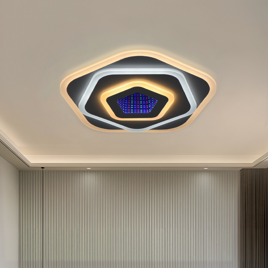 LED Chandelier NEXA 3D 39W, Diameter 23cm, Cold/Warm/Neutral light, White LED Chandelier Default Title Alessandro Design