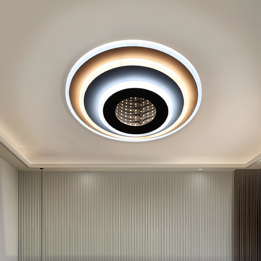 LED Chandelier NEXA ROTUND 3D 39W, Cold/Warm/Neutral light, White LED Chandeliers Default Title Alessandro Design