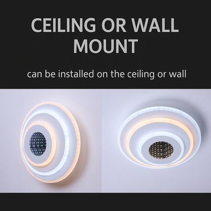 LED Chandelier NEXA ROTUND 3D 39W, Cold/Warm/Neutral light, White LED Chandeliers Default Title Alessandro Design