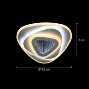 LED Chandelier NEXA Triangle 3D 40W, White, Cold/Warm/Neutral Light LED Chandeliers Default Title Alessandro Design