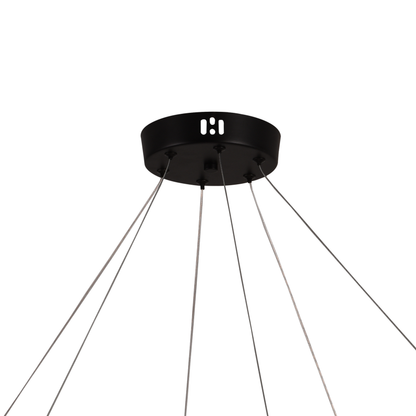 Lustra LED Suspendata Acril UNDA Crown, 28W, Lumina Calda/Neutra/Rece 3000/4000/6000K, Alb, Inaltime Reglabila, Metal si Acril Lustre Moderne Default Title Alessandro Design
