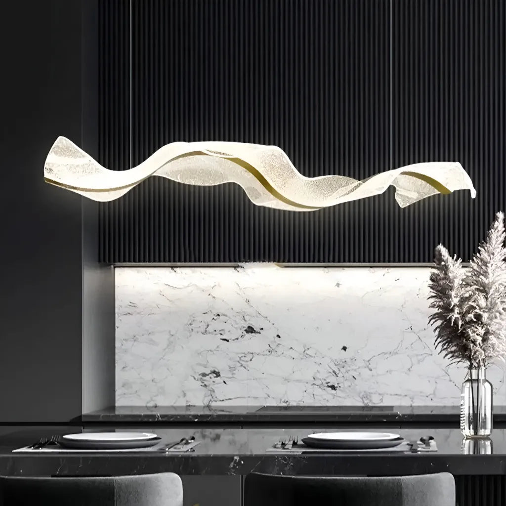 LED Chandelier with Remote Control, Suspended AMI 63W, Linear, Cold/Warm/Neutral light, Gold, Height Adjustable LED Chandeliers with Remote Control Default Title Alessandro Design