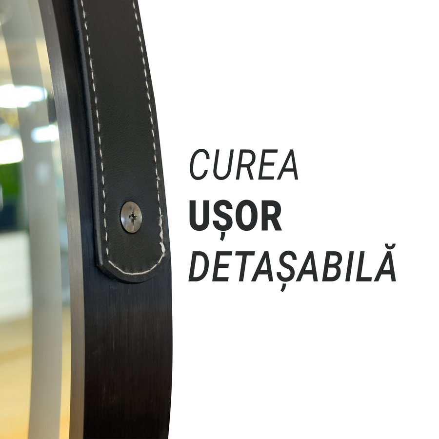 LED Round Mirror, 11W, 60cm, Micah Marcello MotionGlow Sensor, Demister System, Clock & Thermometer, Cosmetic Magnifier, Dimable Marcello Mirrors Default Title Alessandro Design
