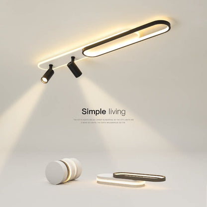 LED Chandelier with Adjustable Projector FISSO Camilla 70W, Cold/Warm/Neutral light, Black LED Chandeliers Default Title Alessandro Design