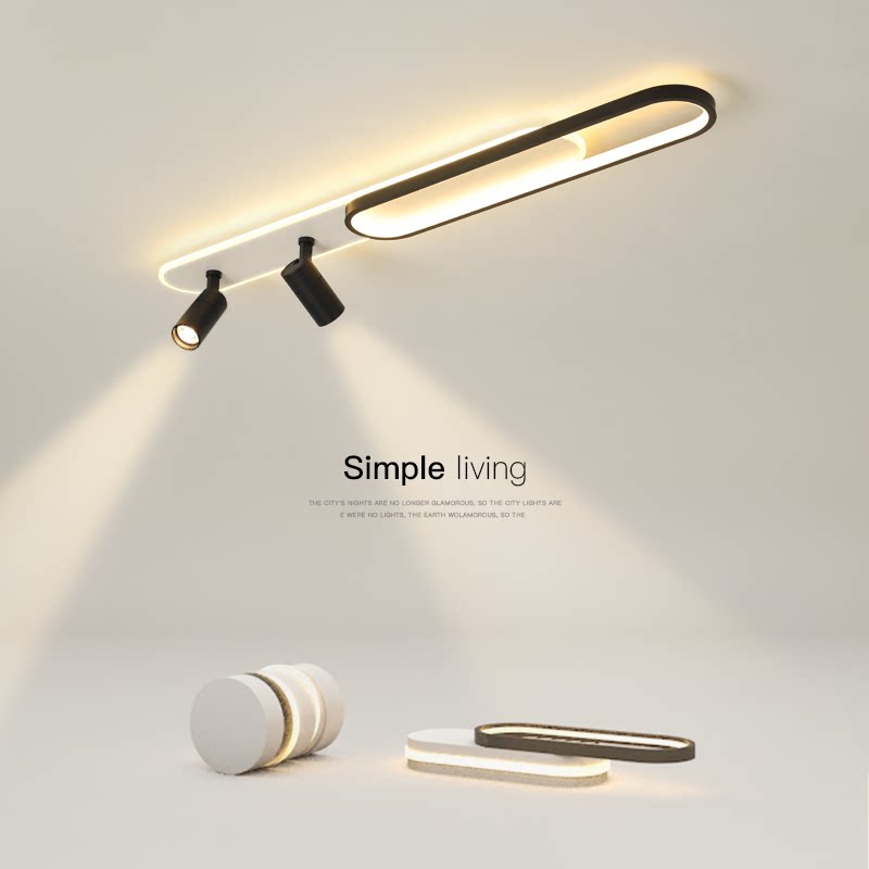 LED Chandelier with Adjustable Projector FISSO Camilla 70W, Cold/Warm/Neutral light, Black LED Chandeliers Default Title Alessandro Design