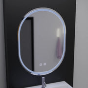 Oval LED mirror, 60x80cm, Velara Touch, Demister System, Dimmable Mirrors Korman E Default Title Alessandro Design