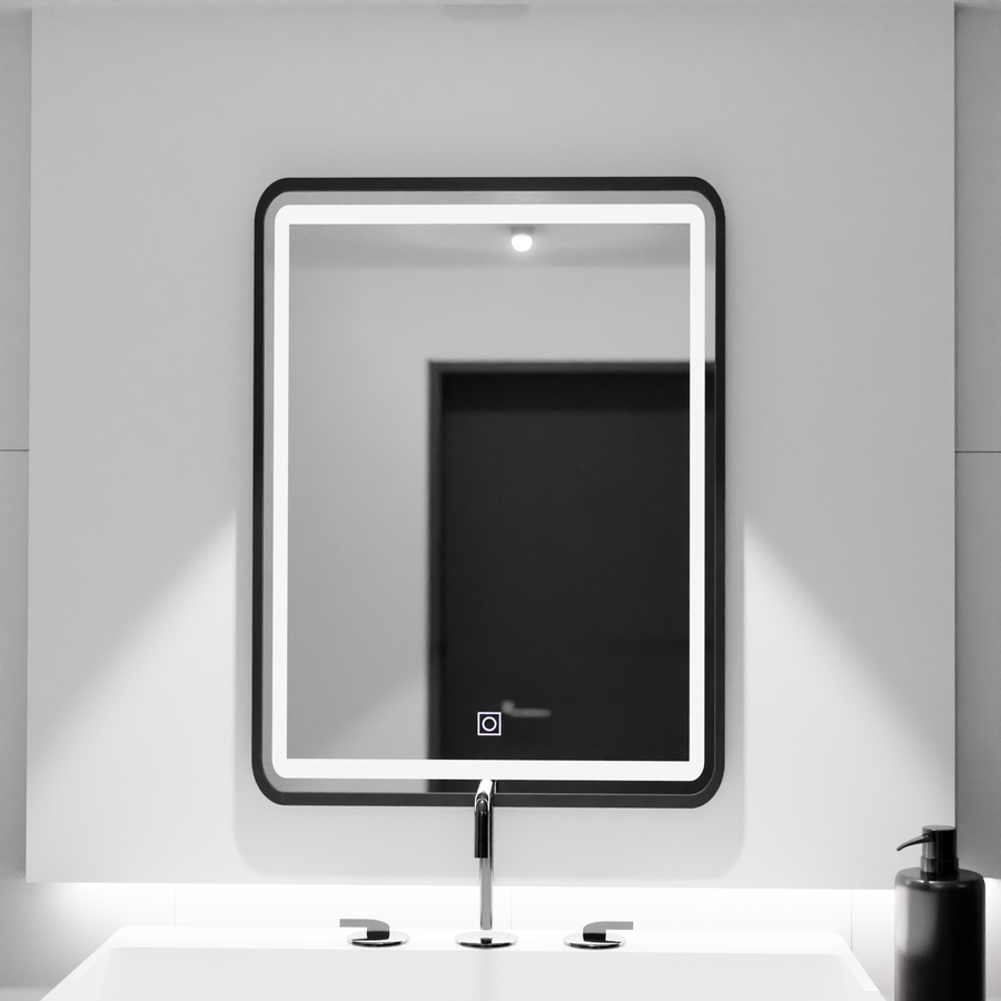 Rectangular LED mirror, 60x80cm, Shade Basic Touch Mirrors Korman C Default Title Alessandro Design