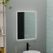 Rectangular LED mirror, 60x80cm, Touch VENERA, Demister System, Dimmable Mirrors Korman E Default Title Alessandro Design