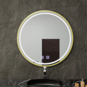 LED Round Mirror, 50cm, Glanz Touch, Demister System, Dimmable Mirrors Korman E Default Title Alessandro Design