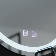 LED Round Mirror, 60cm, Touch Light, Demister System, Dimmable Mirrors Korman E Default Title Alessandro Design