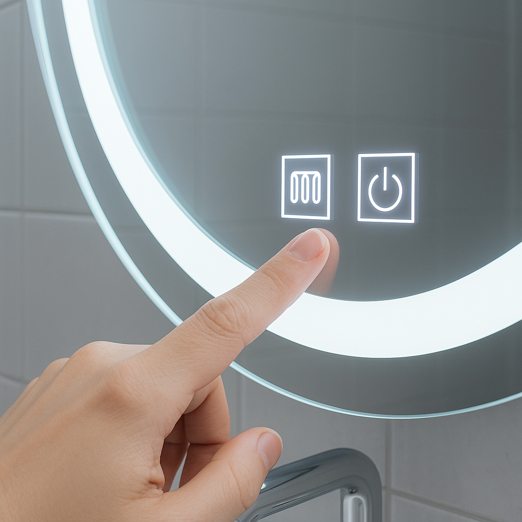 LED Oval Mirror, 45x65cm, Velara Touch, Demister System, Dimmable Mirrors Korman E Default Title Alessandro Design