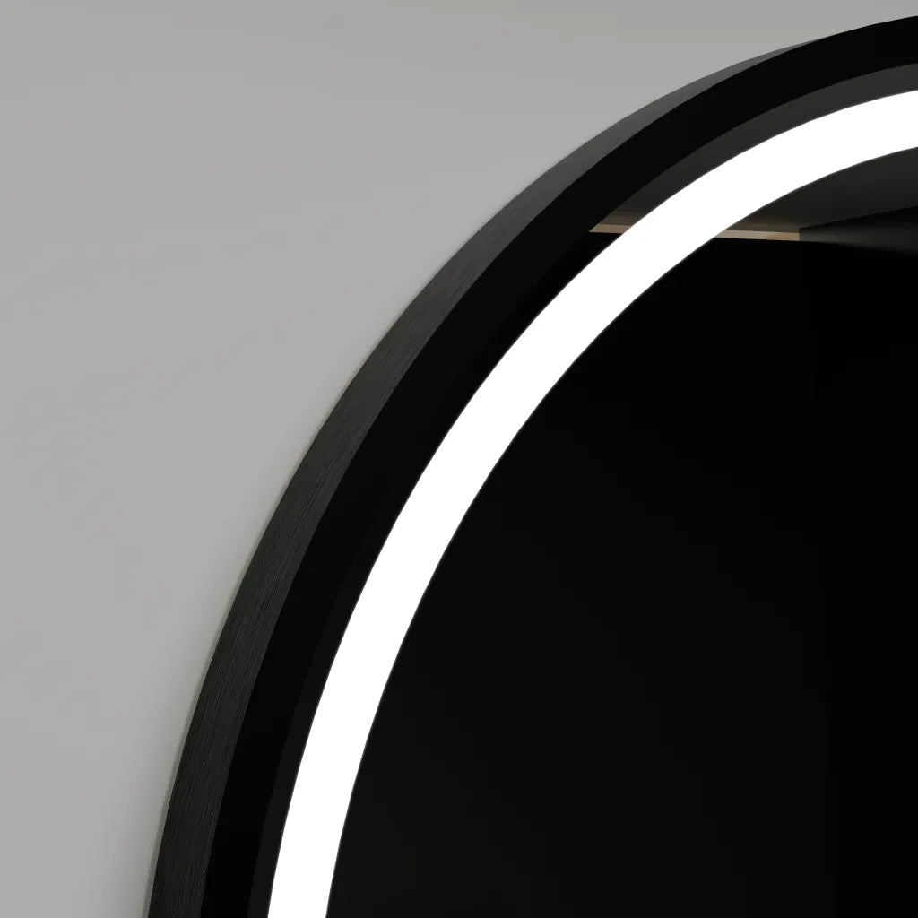 Round LED mirror 80cm Piazza Basic Touch Mirrors Korman C Default Title Alessandro Design