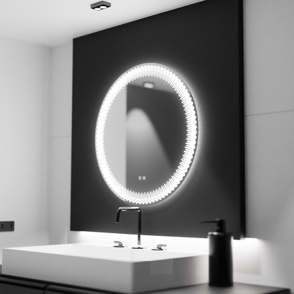 LED Round Mirror 60cm, Stellaire Touch, Demister System, Dimmable Mirrors Korman E Default Title Alessandro Design