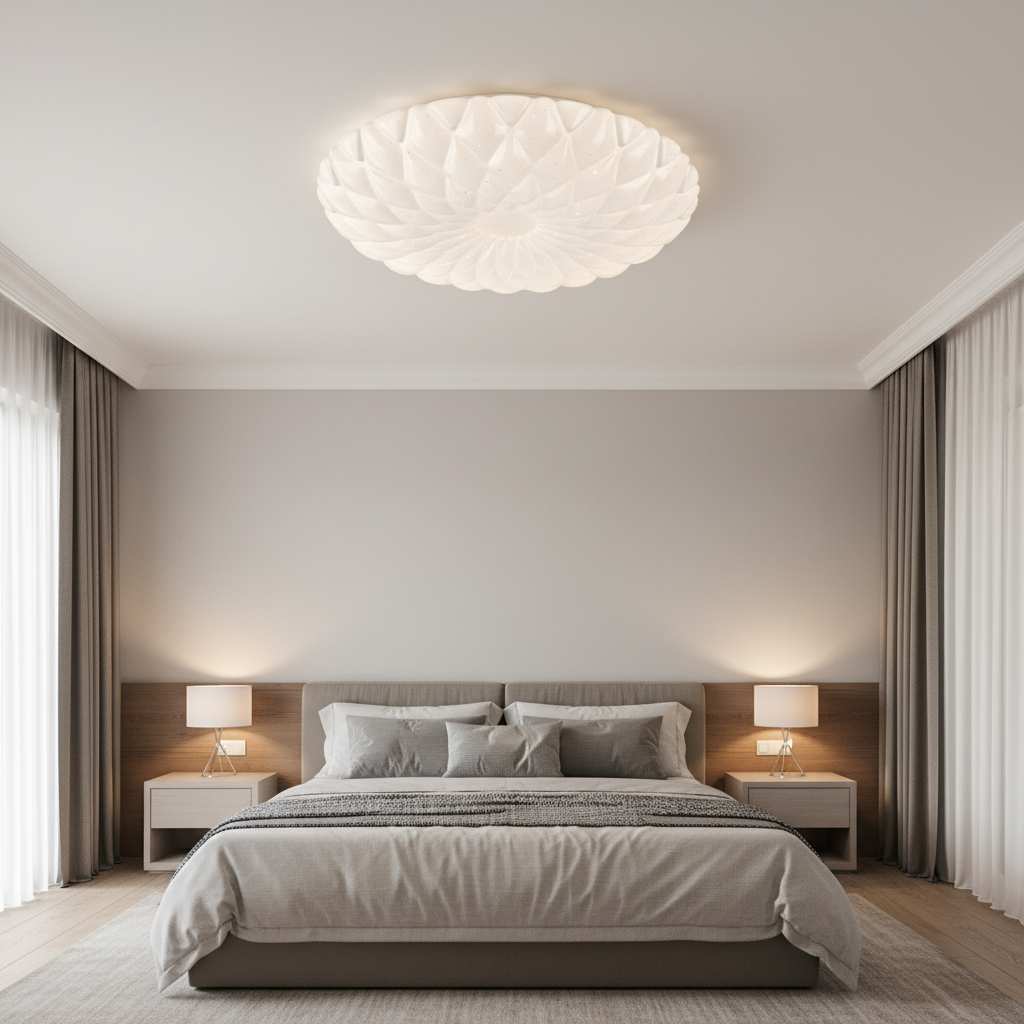 Plafonieră PL154 LED 35 cm, 31W, 3000K / 4000K / 6000K, Alb, Metal si Acril Plafoniere LED Default Title Alessandro Design