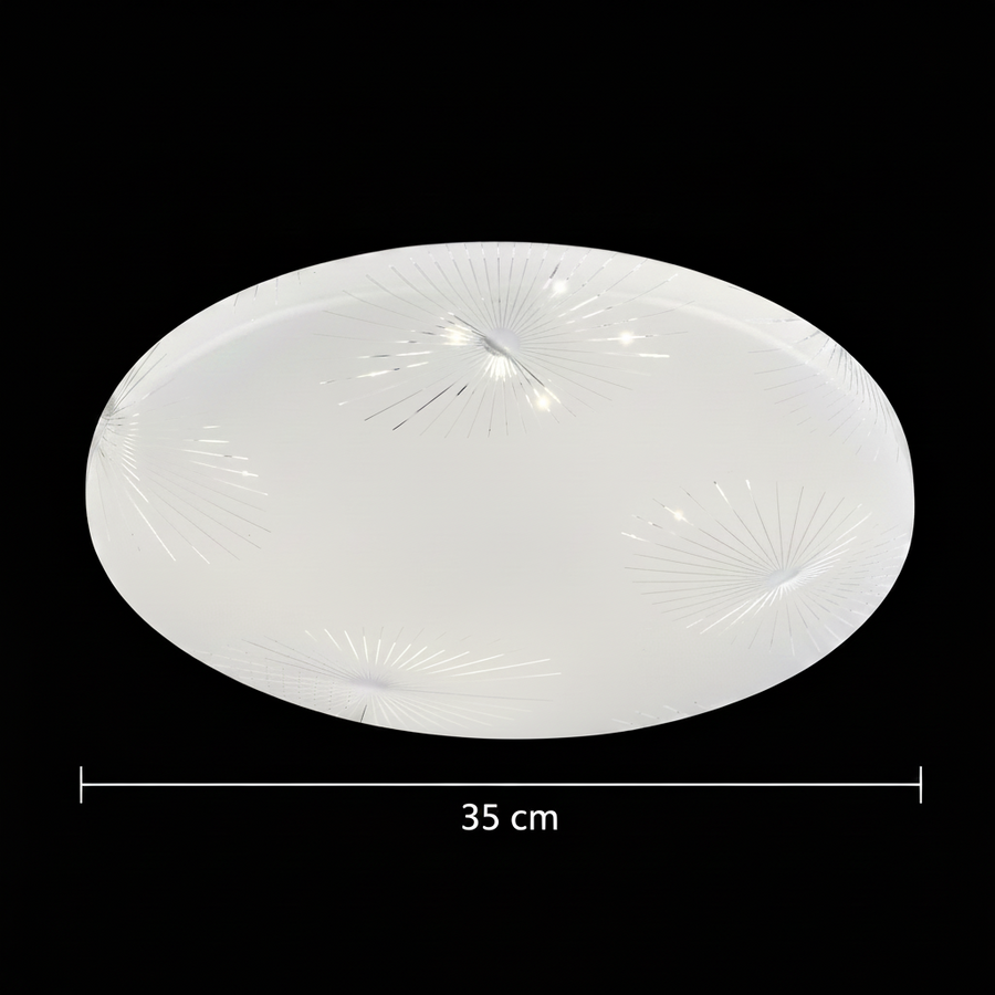 Plafonieră LED 35 cm, 31W, 3000K / 4000K / 6000K, Alb, Metal si Acril Plafoniere LED Default Title Alessandro Design