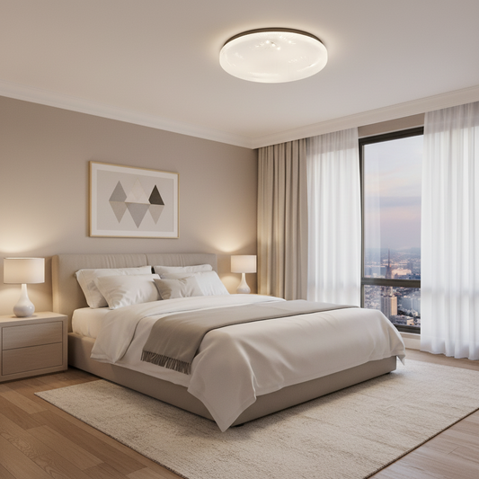 Plafonieră LED 35 cm, 31W, 3000K / 4000K / 6000K, Alb, Metal si Acril Plafoniere LED Default Title Alessandro Design