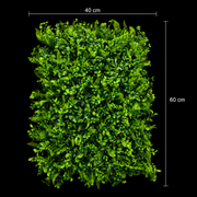 Planta Artificială Panou de Gard Viu Cimișir, 40 x 60 cm, Verde