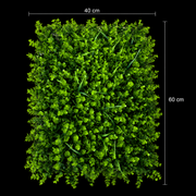 Planta Artificială Panou de Gard Viu Eucalipt Mixt, 40 x 60 cm, Verde