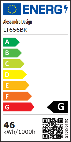 Lustra LED cu telecomandă LT656BK, 3000/4000/6000K, Ø40.5,46W, Negru Lustre LED cu Telecomanda Default Title Alessandro Design