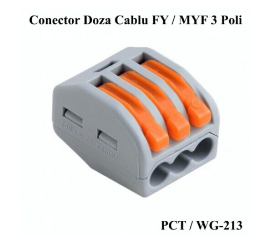 LED Chandelier / Mirror Connector - Fast, 3 Poles, Screwless Installation Lighting Fixtures Default Title Alessandro Design