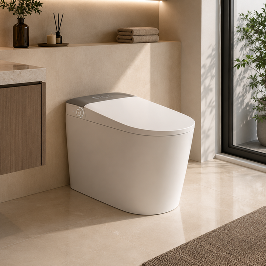 Toaleta YUKON, Versiunea Premium, Cu Design Modern, Alb
