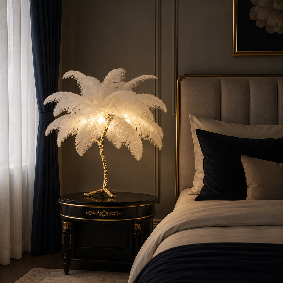 Pene Karlita lamp 1XE27, diameter 40cm, White and Gold