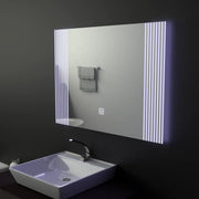 Rectangular LED mirror, 80x60cm, Infinity Frame Basic Touch 1005S-20A Default Title Alessandro Design