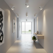 Proiector LED TINNIE, Rotativ, 9W, Lumina Neutra 4000K, Alb