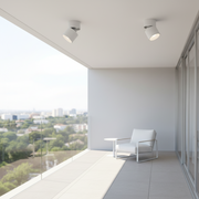 Proiector LED TINNIE, Rotativ, 9W, Lumina Neutra 4000K, Alb