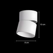 Proiector LED TINNIE, Rotativ, 9W, Lumina Neutra 4000K, Alb