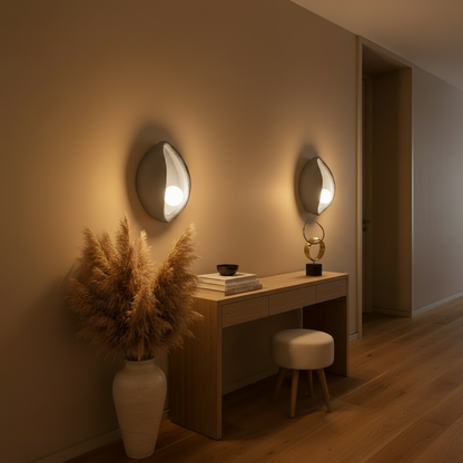 Aplica Decorativa CONCHA, 30x35cm, 1xE27, Polistiren, Gri