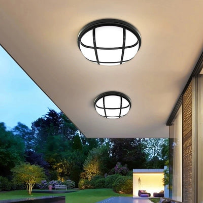 Outdoor LED wall light AX311/218BK, Diameter 22cm, 24W, IP65, Warm Light