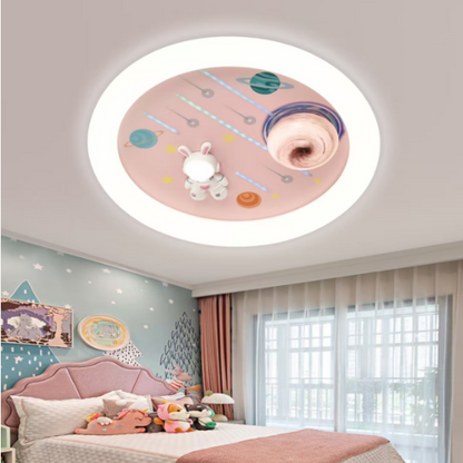 Lustra LED CONSTELATION cu telecomanda 63W, Diametru 50cm, lumina Rece/Calda/Neutra, Roz Lustre LED cu Telecomanda Default Title Alessandro Design