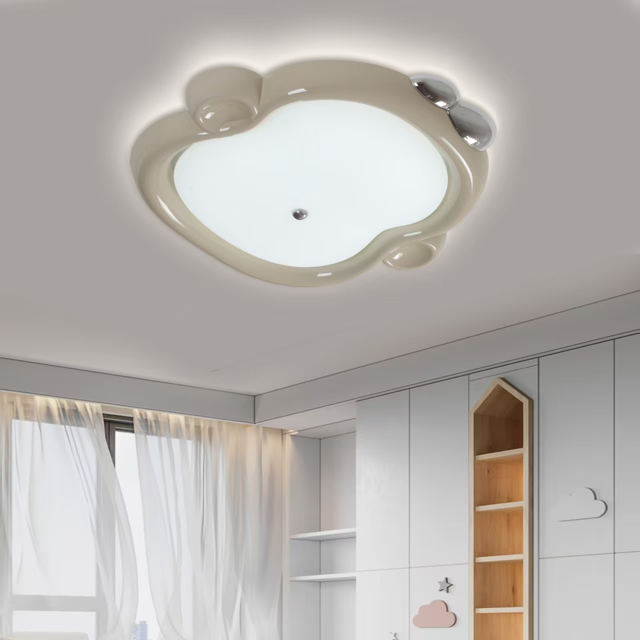 Lustră LED 8056WH, 57W, Acril Alb, Lumina 3000K/4000K/6000K Lustre LED Default Title Alessandro Design