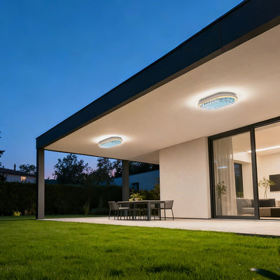 Outdoor LED wall light AX325/270WH, 12W, IP65, White, Metal