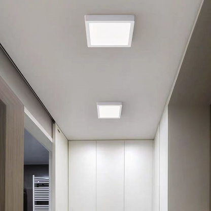 LED Square Ceiling Light, 36W, 22x22cm, Cool Light, 6000K, White LED Ceiling Lights Default Title Alessandro Design