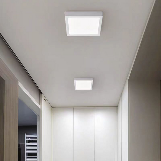 LED Square Ceiling Light, 36W, 22x22cm, Cool Light, 6000K, White LED Ceiling Lights Default Title Alessandro Design