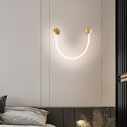 LED Wall Light, 110cm, 3000K/4000K/6000K, Gold Indoor Wall Lights Default Title Alessandro Design