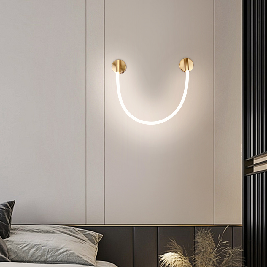 LED Wall Light, 110cm, 3000K/4000K/6000K, Gold Indoor Wall Lights Default Title Alessandro Design