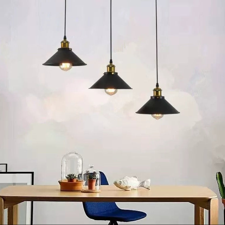 Lustra Suspendata, LV210/3R, 3xE27, Negru, Metal si Fir, Inaltime Reglabila Lustre Vintage Default Title Alessandro Design