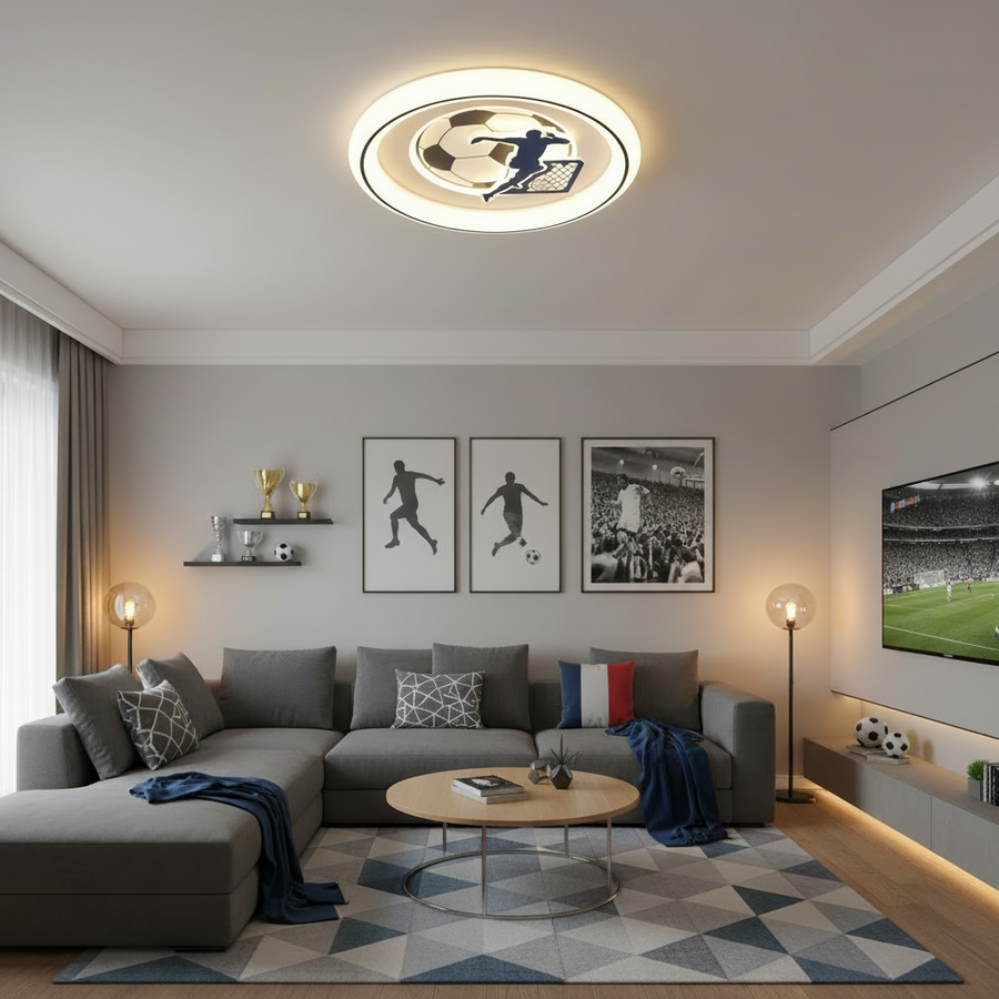 Lustra LED cu telecomanda 88W, Diametru 50cm, lumina Rece/Calda/Neutra, Albastru Lustre LED cu Telecomanda Default Title Alessandro Design