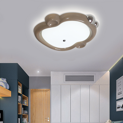 LED Chandelier 8056BN, 57W, Brown Acrylic, Light 3000K/4000K/6000K