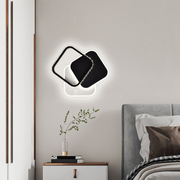 Crystal LED chandelier PRISMIQ 39W, 3 Squares, Cold/Warm/Neutral light, Black LED Chandeliers Default Title Alessandro Design