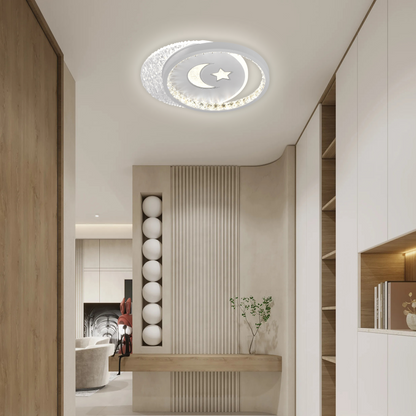 LED Chandelier PERU 34W, 2 Circles, Cold/Warm/Neutral light, White LED Chandeliers Default Title Alessandro Design