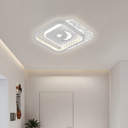 LED Chandelier PERU 38W, 2 Squares, Cold/Warm/Neutral light, White LED Chandeliers Default Title Alessandro Design