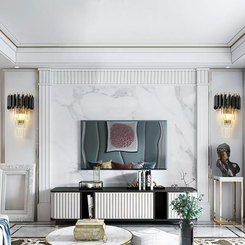 Crystal Chandelier Light VERSAILLES Piccolo, 2xE14, Black Indoor Wall Lights Default Title Alessandro Design