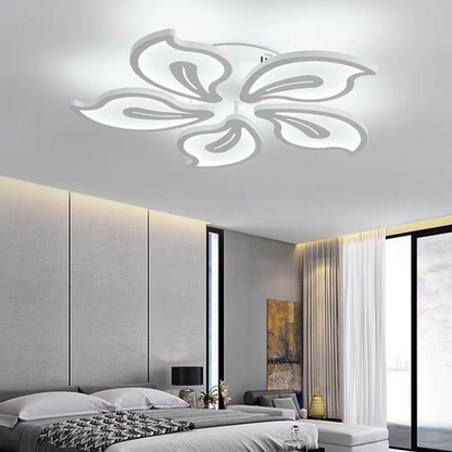 LED chandelier with remote control JASMINE 66W, 5 Petals, Cold/Warm/Neutral light, Dimmable, White LED chandelier with remote control Default Title Alessandro Design