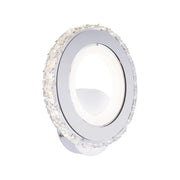 Borandis LED wall light 16W, White with Chrome, Acrylic and Crystal, Cold/Warm/Neutral Light Indoor wall lights Default Title Alessandro Design