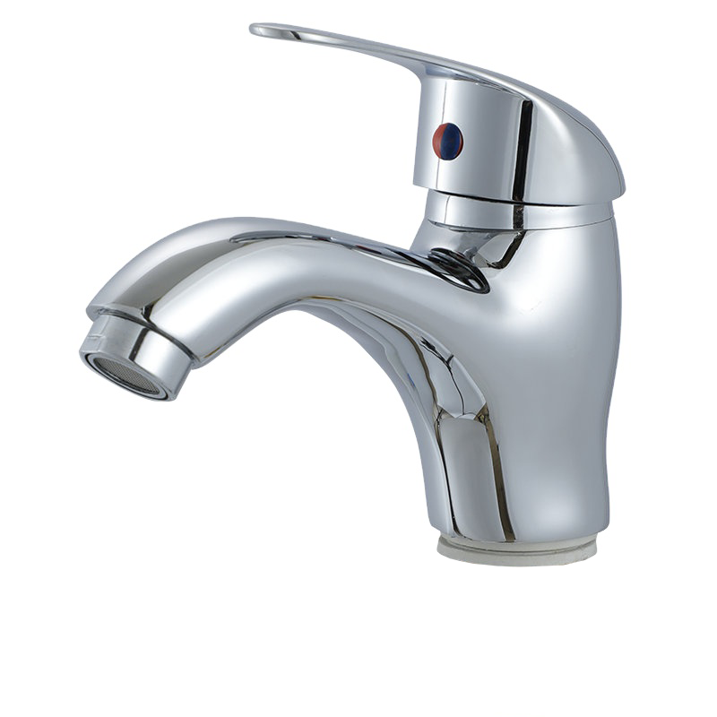 Basin Faucet with Fixed Spout, Alloy, Chrome, LV002 Bathroom Faucets Default Title Alessandro Design